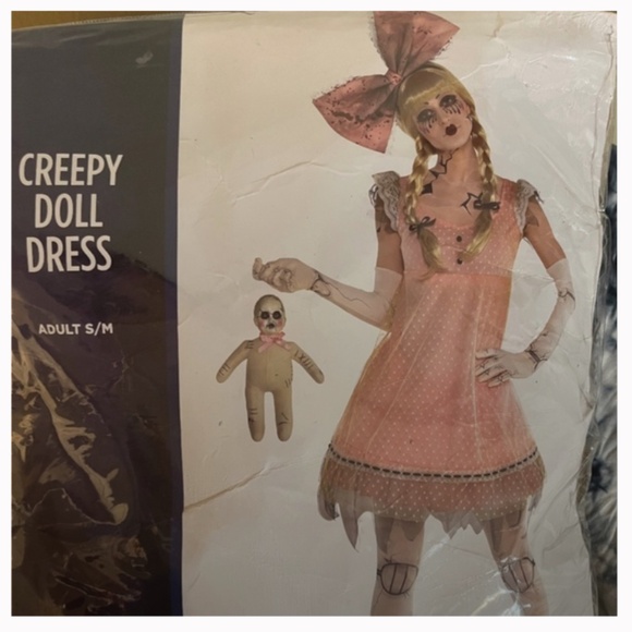 Party City Dresses Creepy Doll Dress And Accessories Halloween — free download
